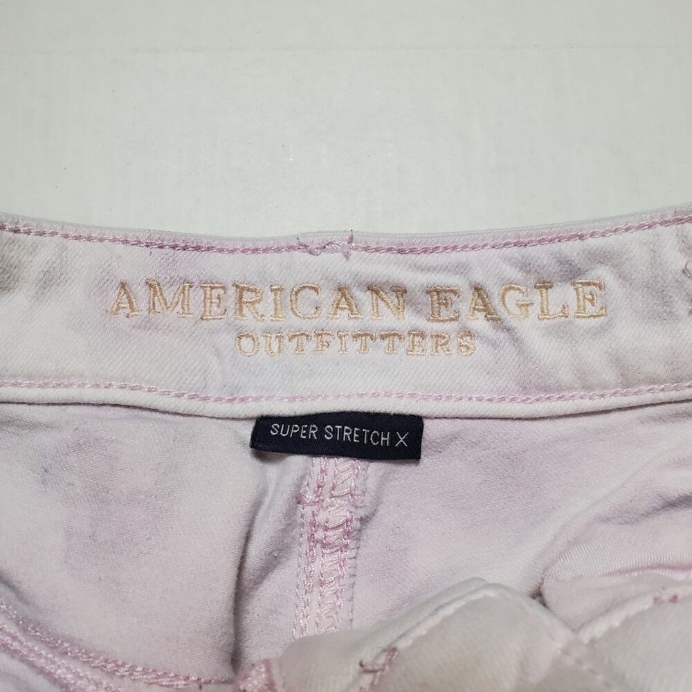 American Eagle Distressed Acid Wash Shorts SZ 6 - Picture 4 of 4